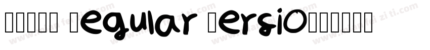 OXING Regular Versio字体转换